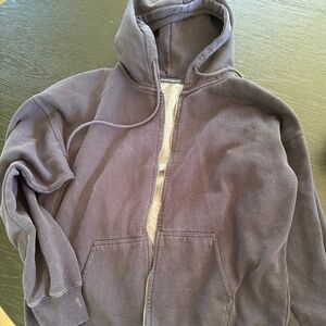 Brandy Melville Navy Hoodie Sweatshirt